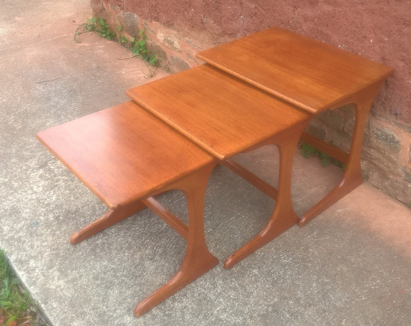Retro Teak Nest Of Tables