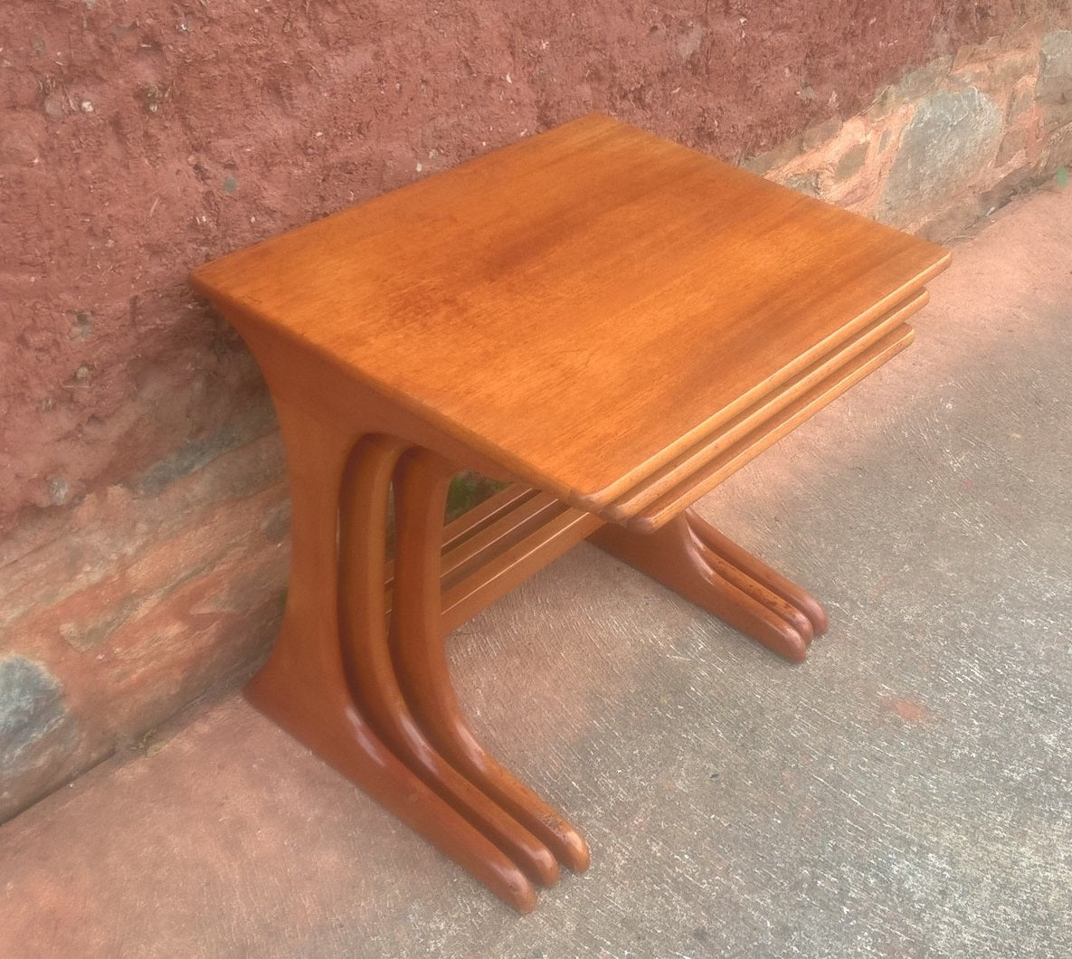 Retro Teak Nest Of Tables