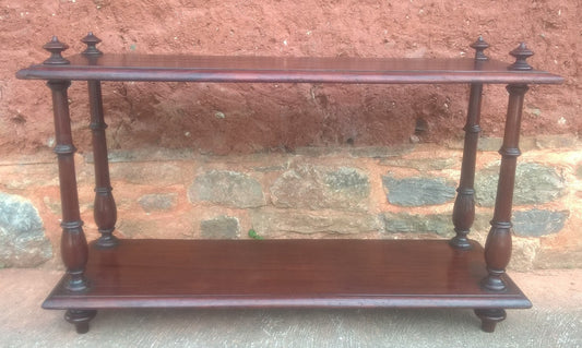 Antique Mahogany Display Shelf