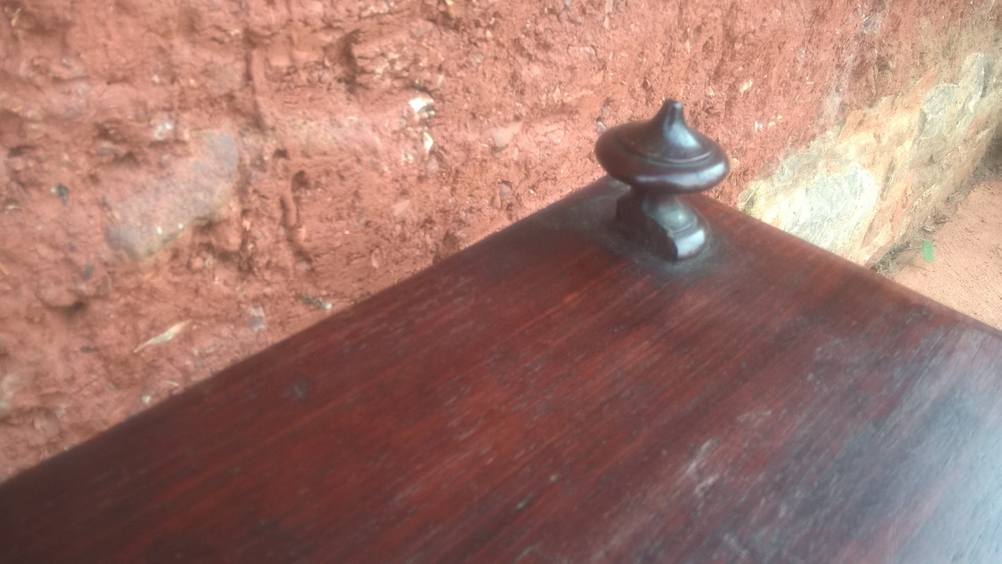 Antique Mahogany Display Shelf