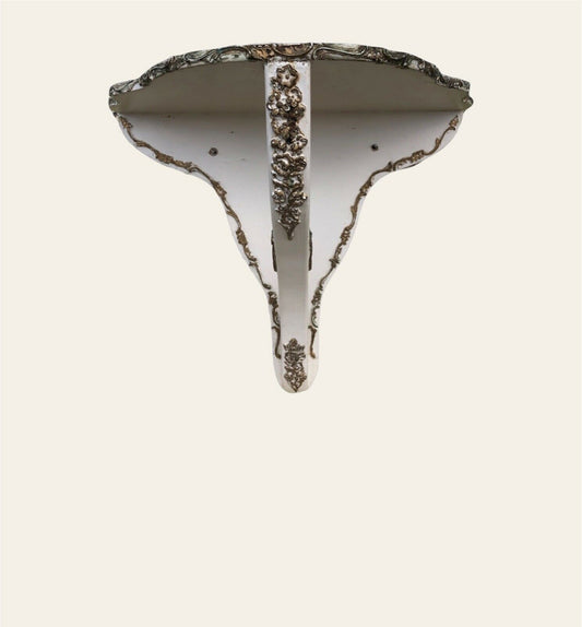 000964....Pair Of Vintage Wall Brackets / Small Shelves ( sold )