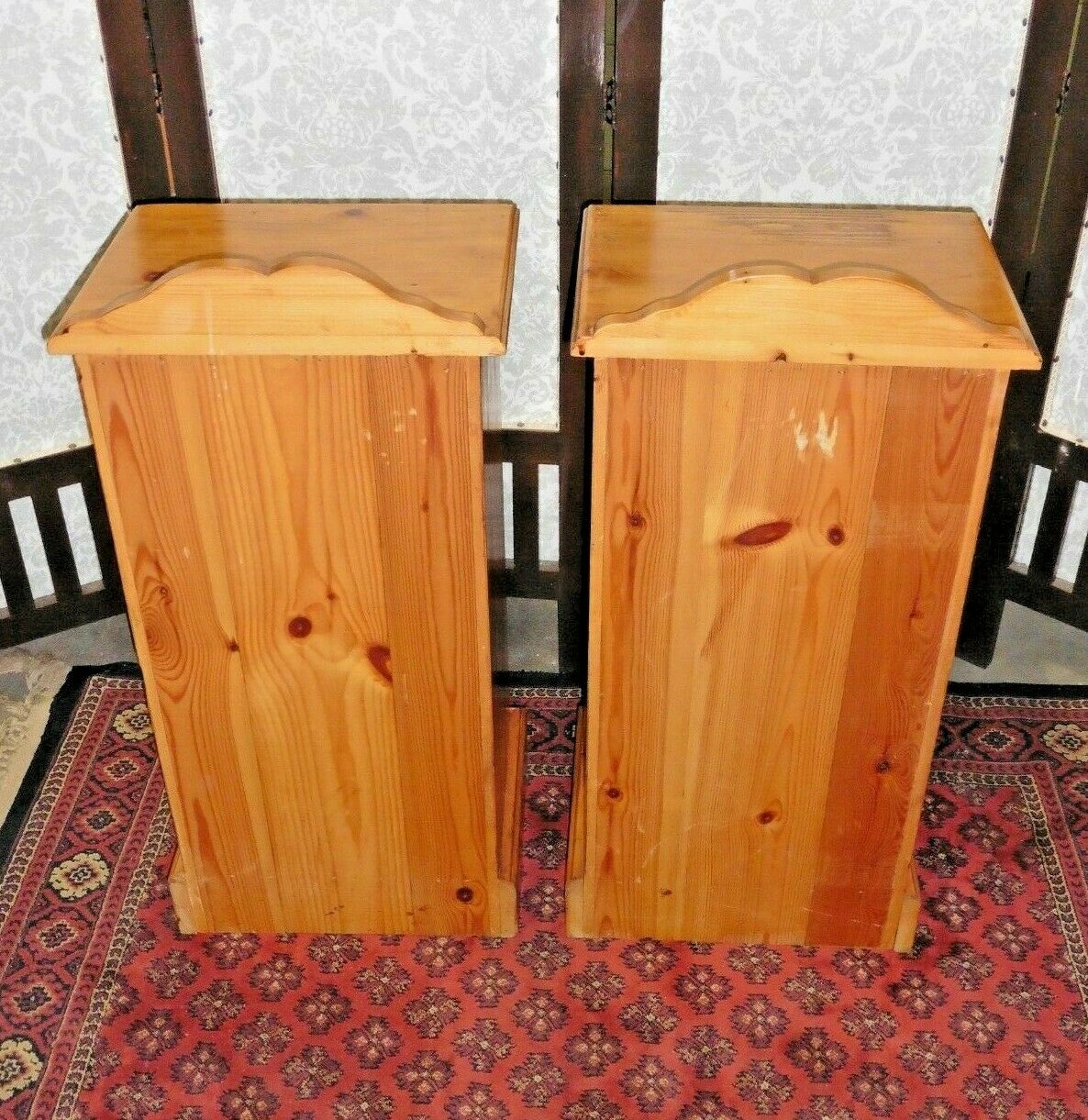 381.....A Pair Of Refinished Bedside Cabinets / Bedside Tables
