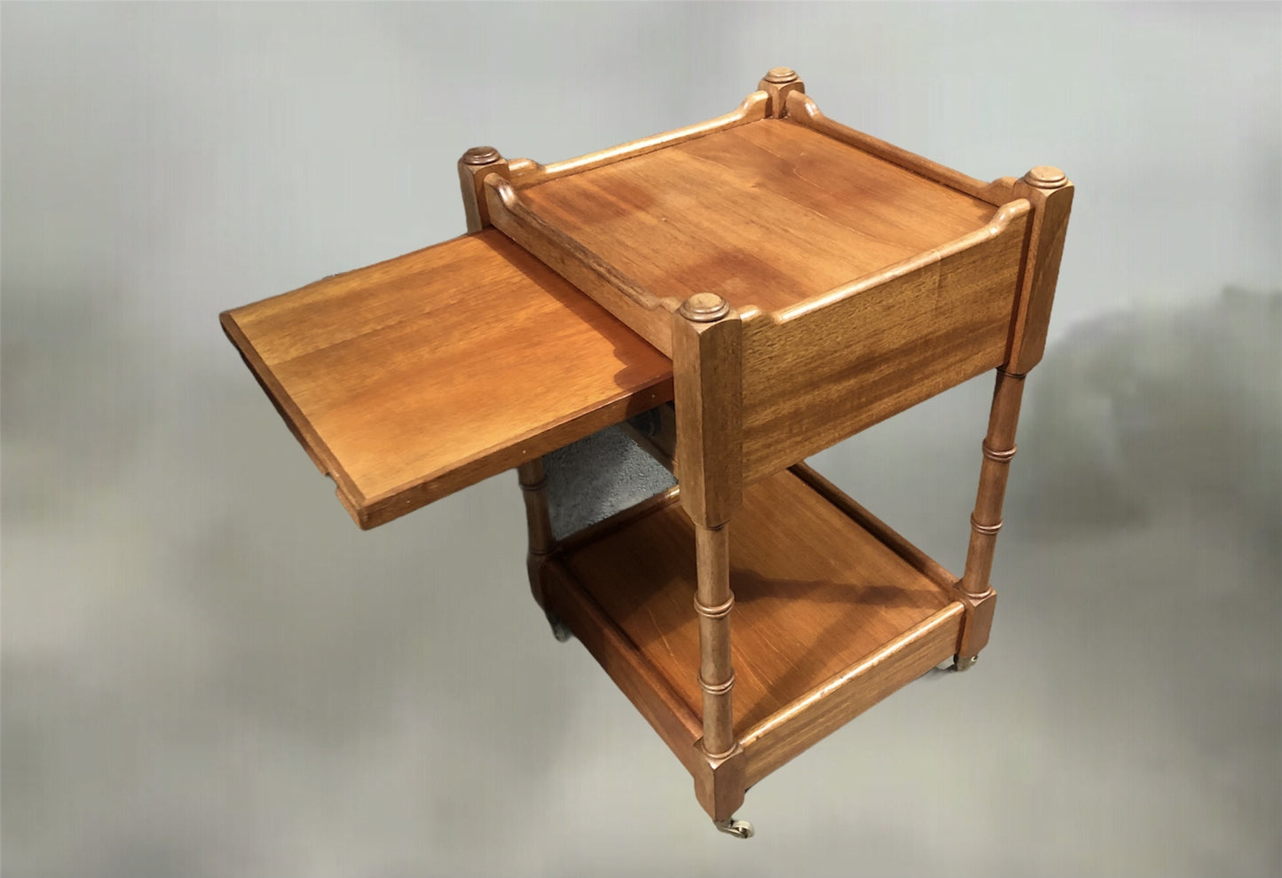 Gorgeous Pair Of Vintage Faded Mahogany Bedside Tables ( SOLD )