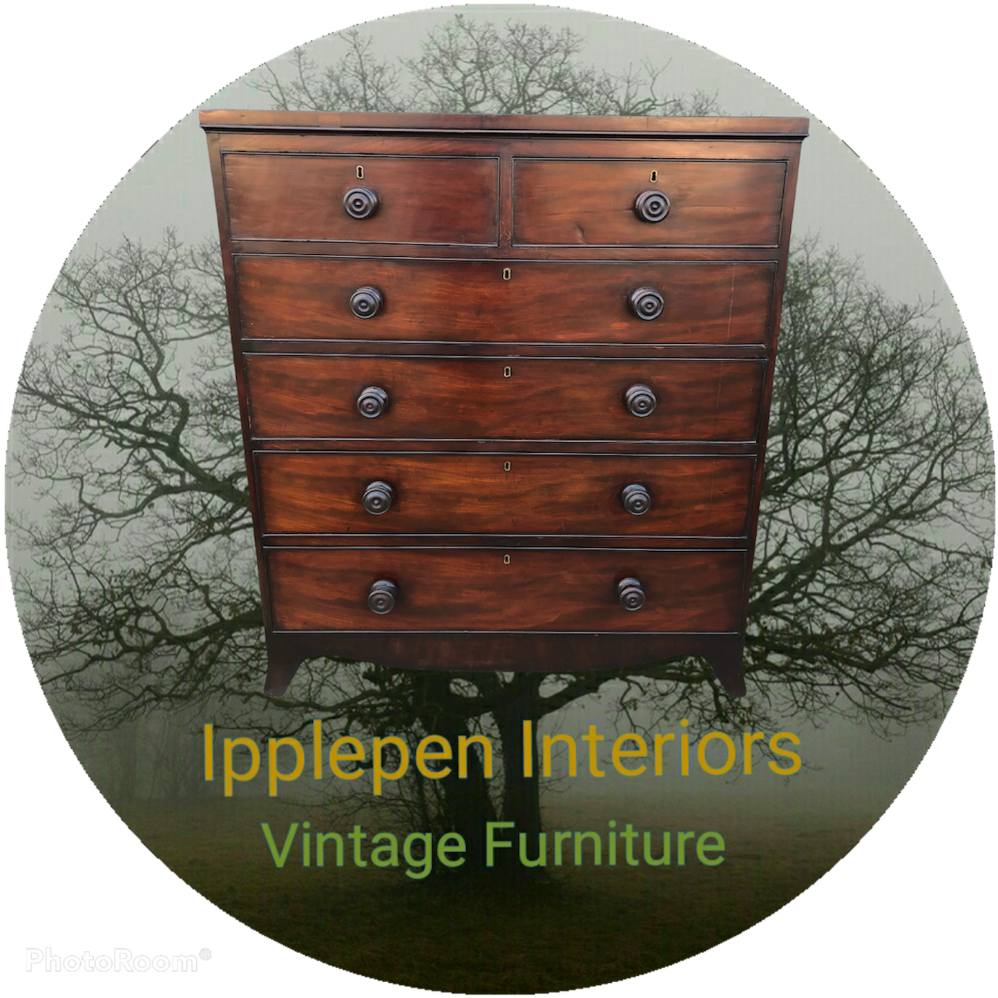 Stunning Regency Mahogany Chest Of Drawers / Antique Chest ( SOLD )