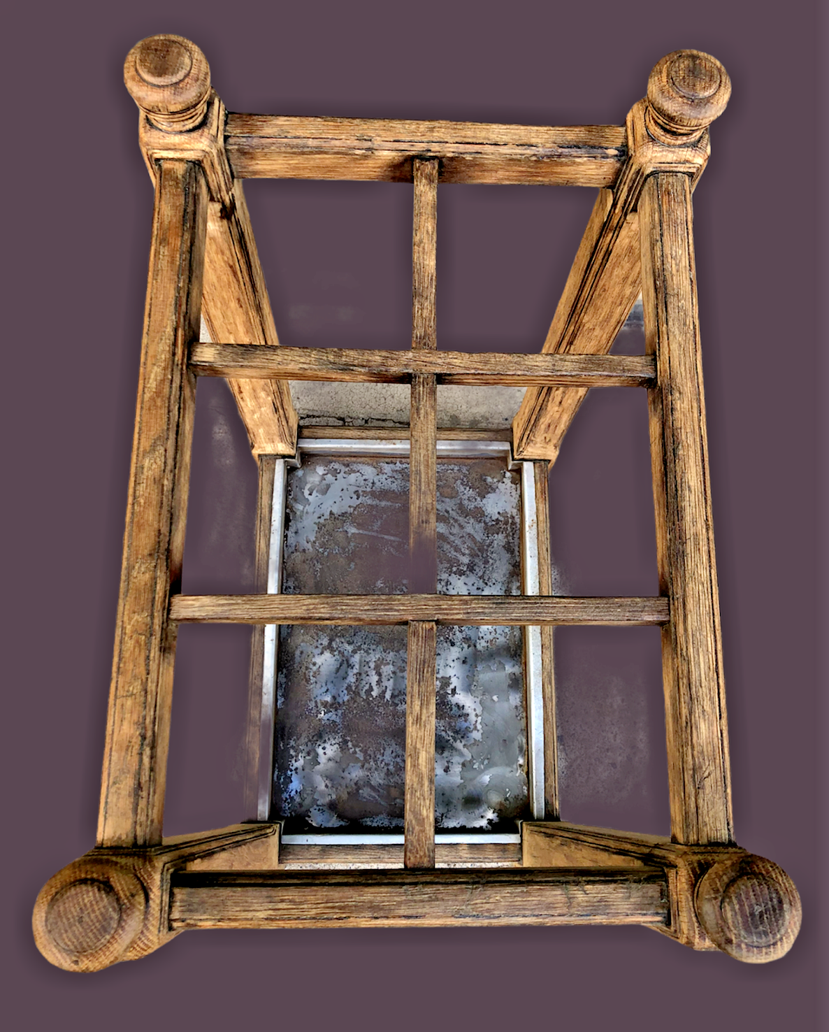 Vintage Arts And Crafts Oak Umbrella / Stick Stand ( SOLD )