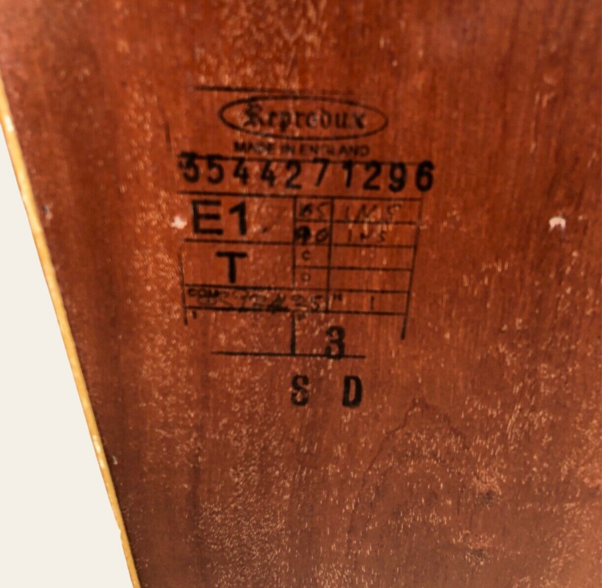 000956....Vintage Yew Wood Reprodux Side Cabinet (sold )