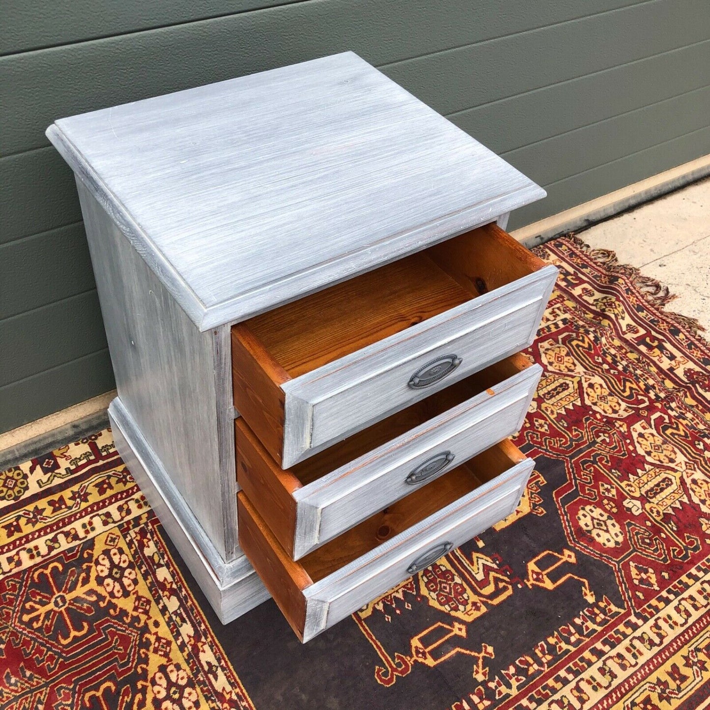 Pair Of Vintage Bedside Chests / Refinished Bedside Tables ( SOLD )