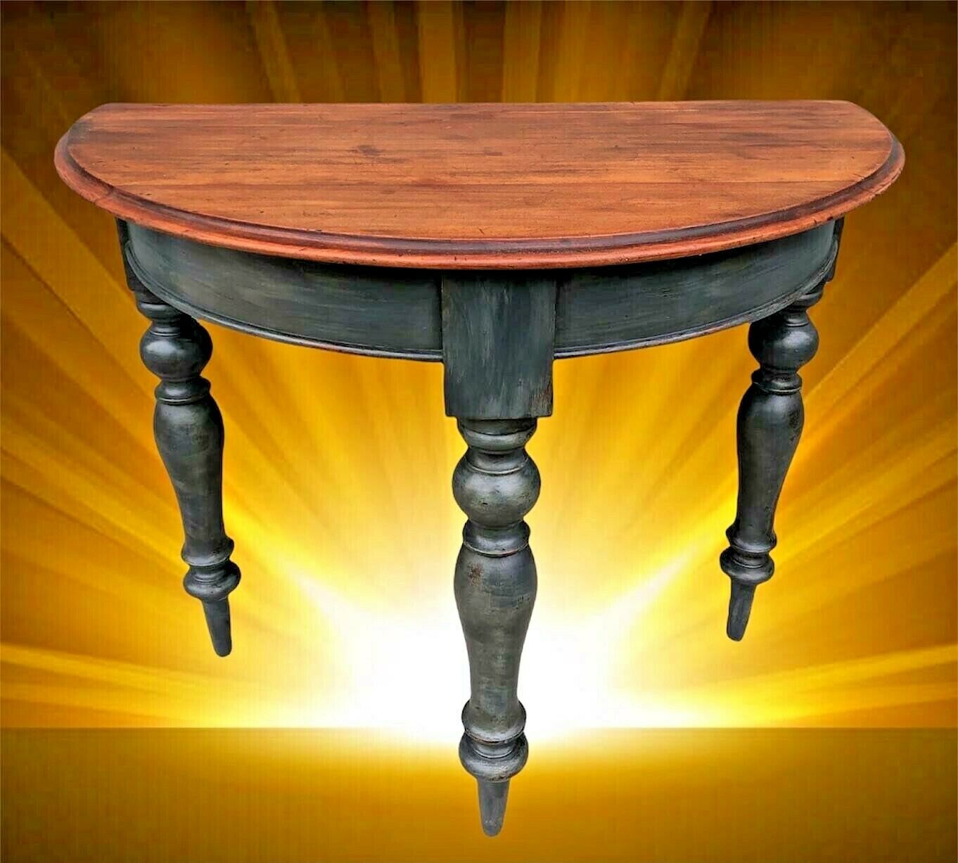 000994....Handsome Antique Solid Mahogany Hall Table ( sold )