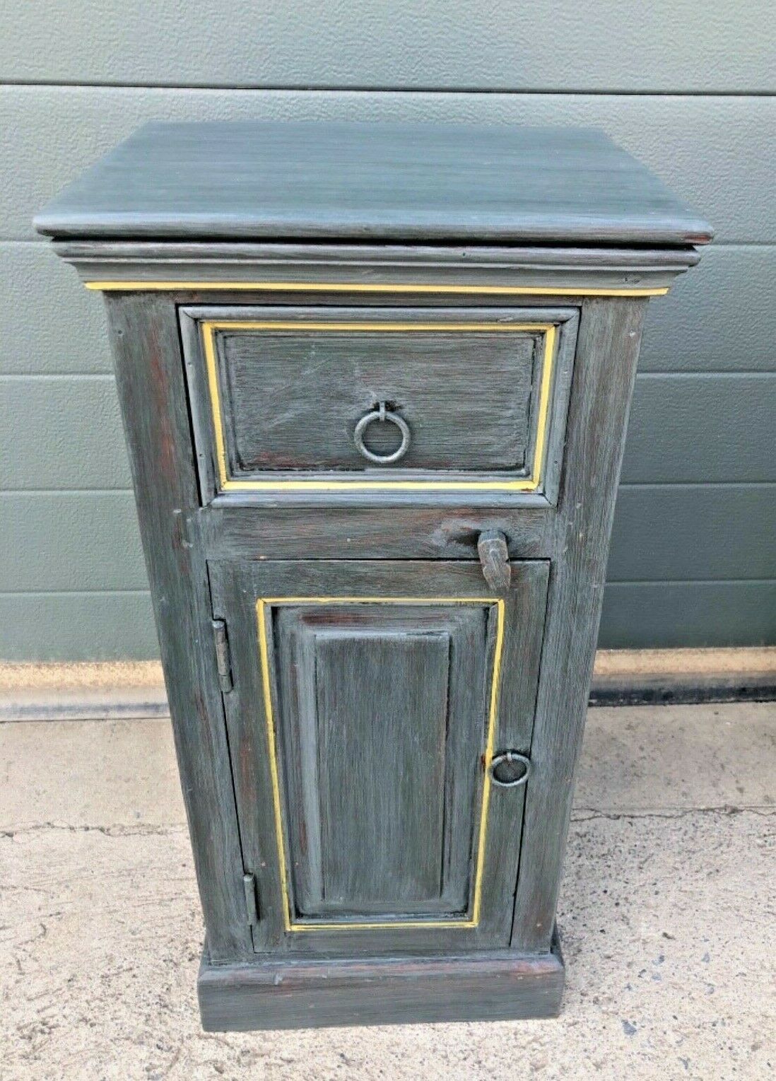 Pair Of Small Rustic Bedside Tables ( SOLD )