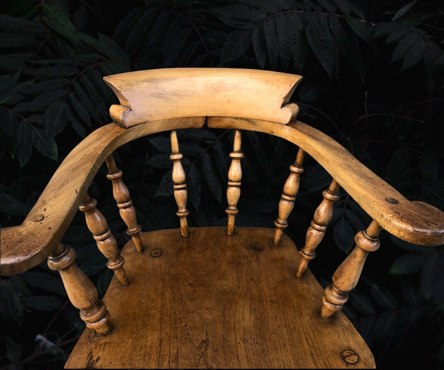 Stunning Handsome Antique Desk Chair / Smokers Bow ( SOLD )
