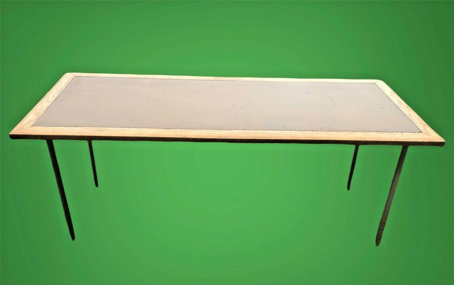 001.....Unique Vintage Upcycled Drapers Table / Dining Table / Work Table ( sold )