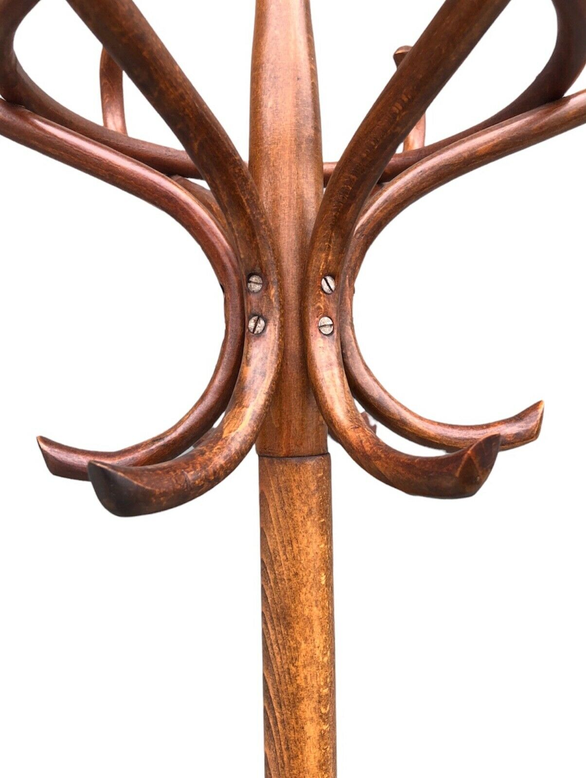 000976.....Handsome Vintage Bentwood Revolving Hat And Coat Stand (sold)