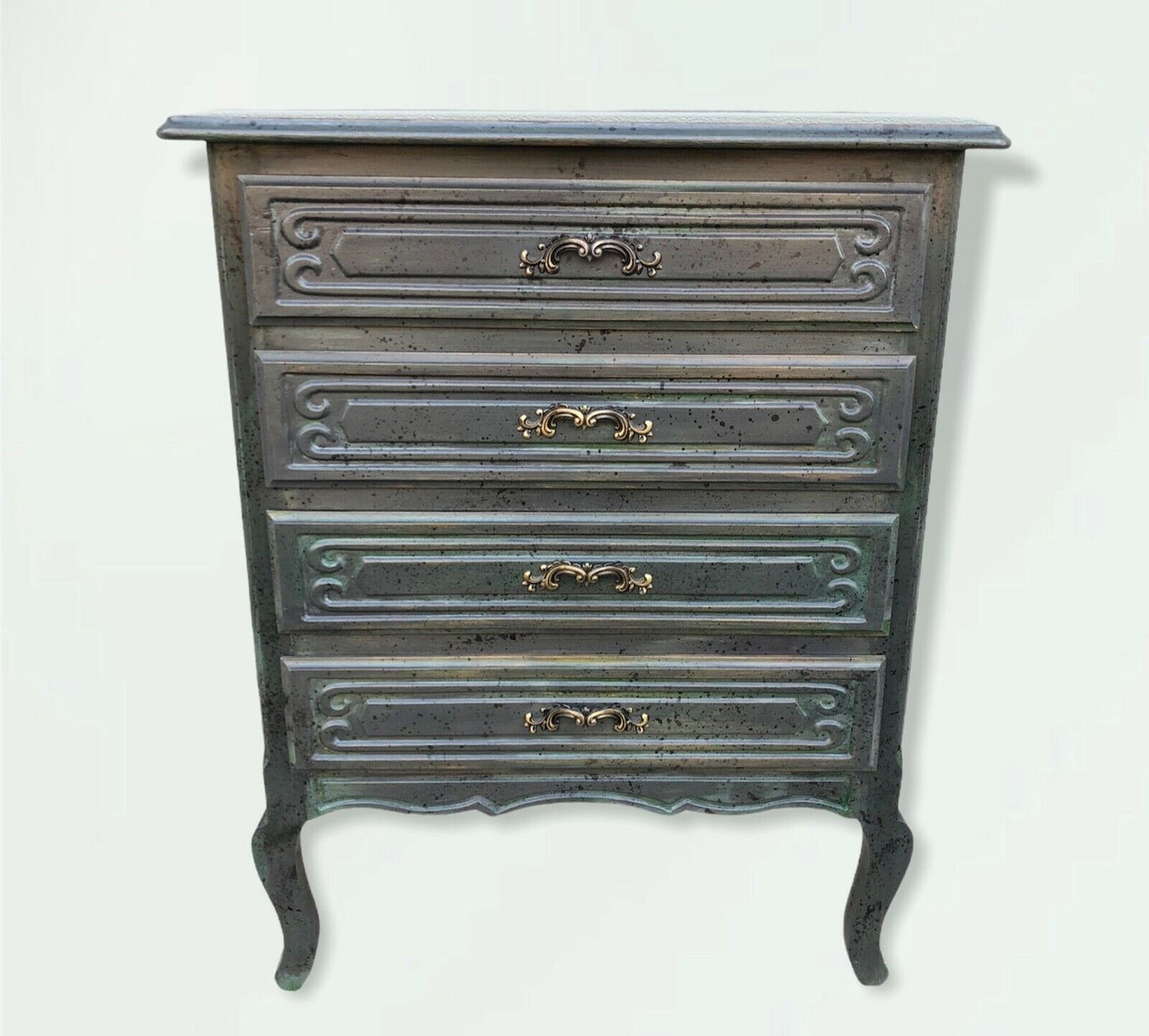 122.....Gorgeous Small Vintage French Oak Chest Of Drawers - Sold