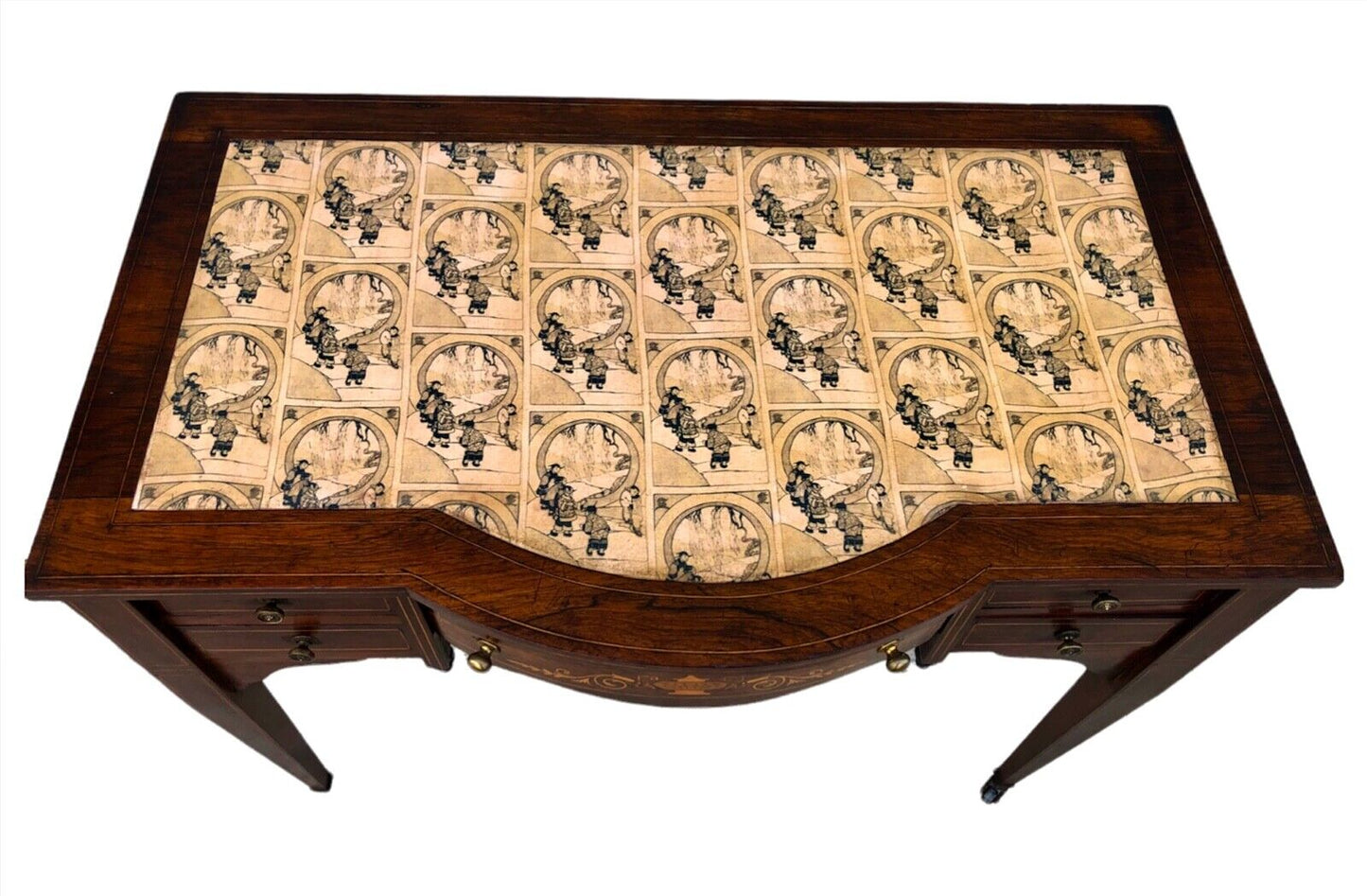 000927....Handsome Antique Rosewood Writing Desk ( sold )