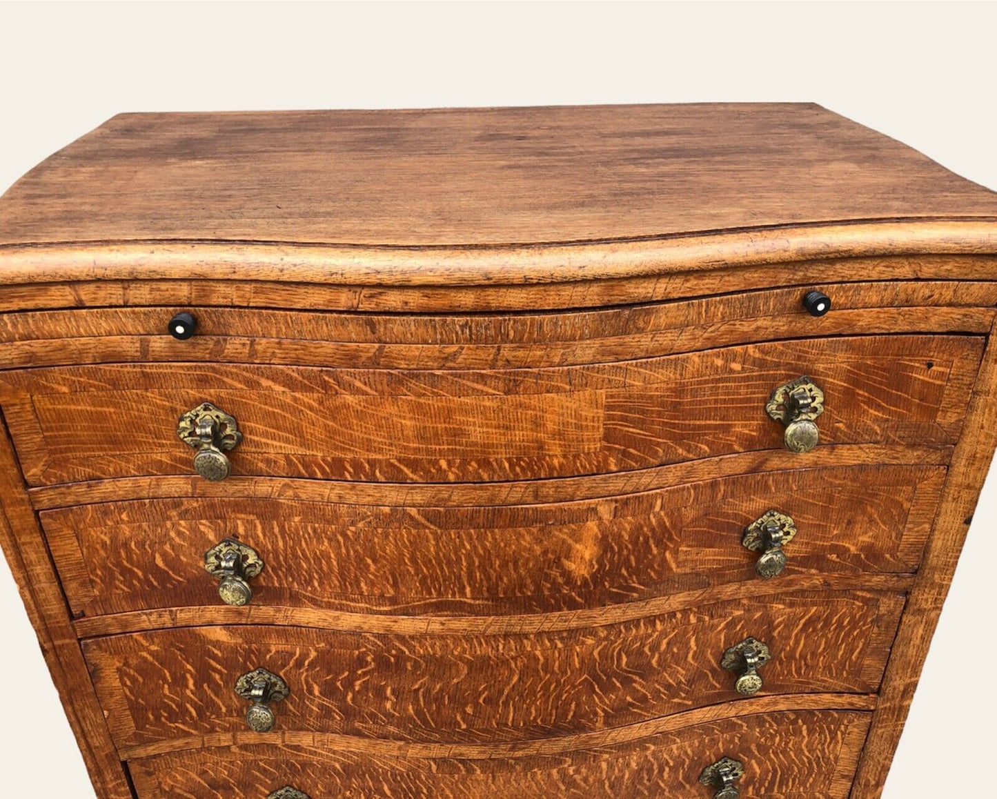 000938....Chest Of Drawers - Handsome Vintage Arts And Crafts Style Chest ( sold )
