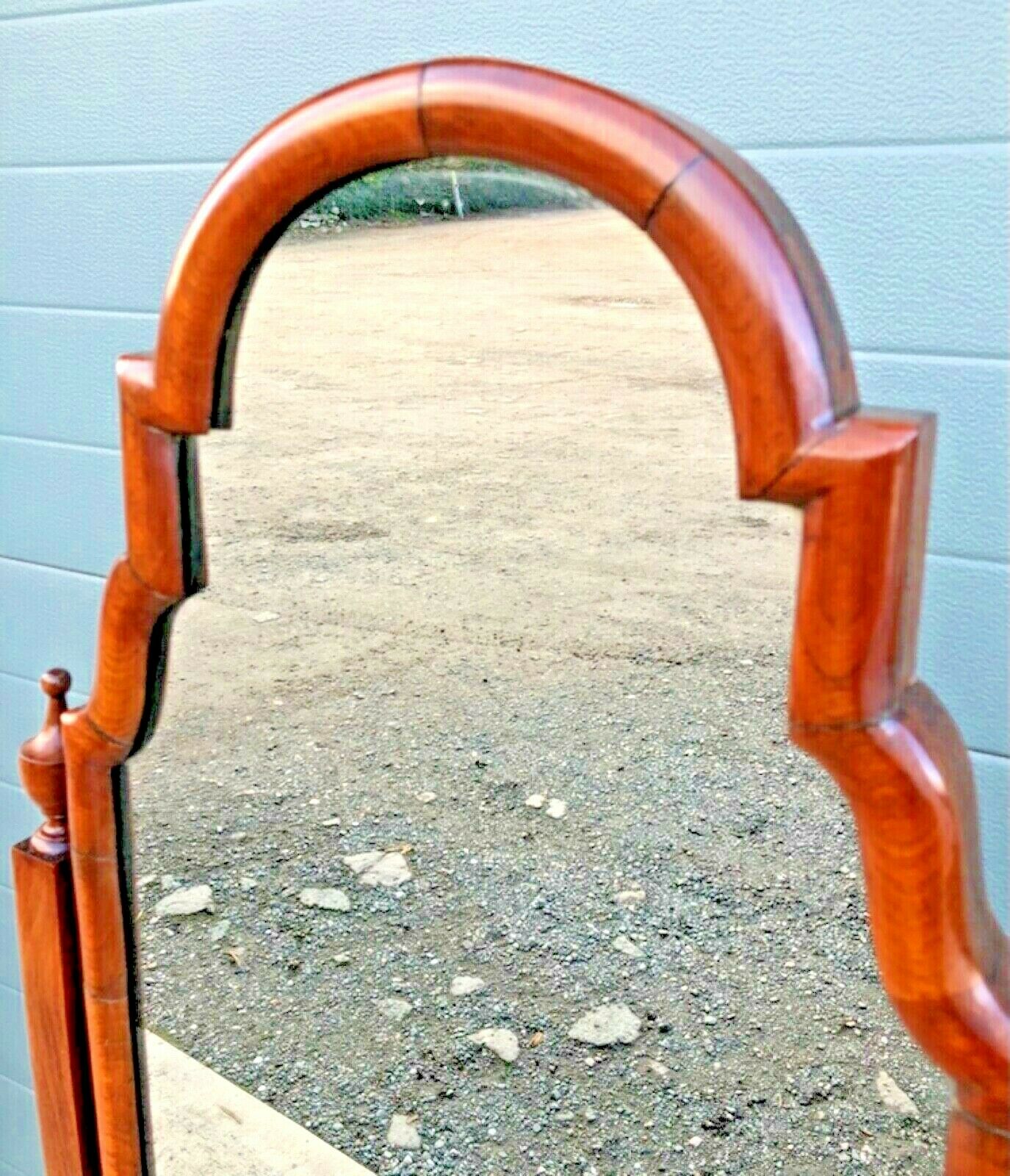 Handsome Vintage Walnut Cheval Mirror ( SOLD )