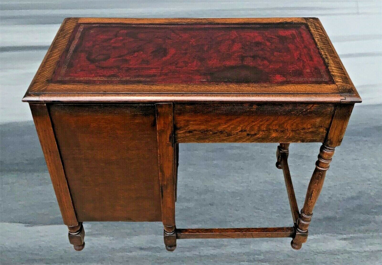 Antique Oak Single Pedestal Desk ( SOLD )
