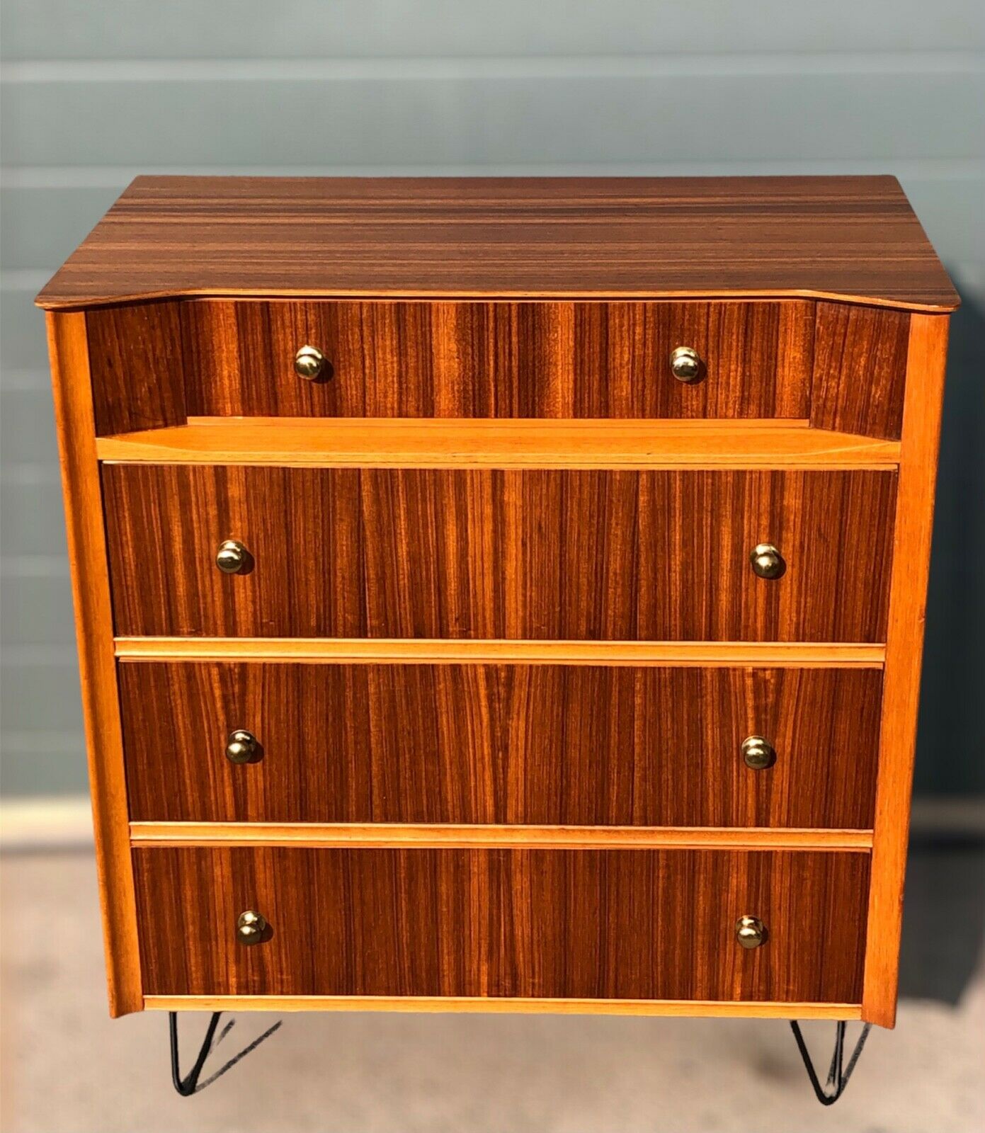000977.....Stunning 1950'S Retro Tola Wood Chest Of Drawers By Austinsuite ( Sold )