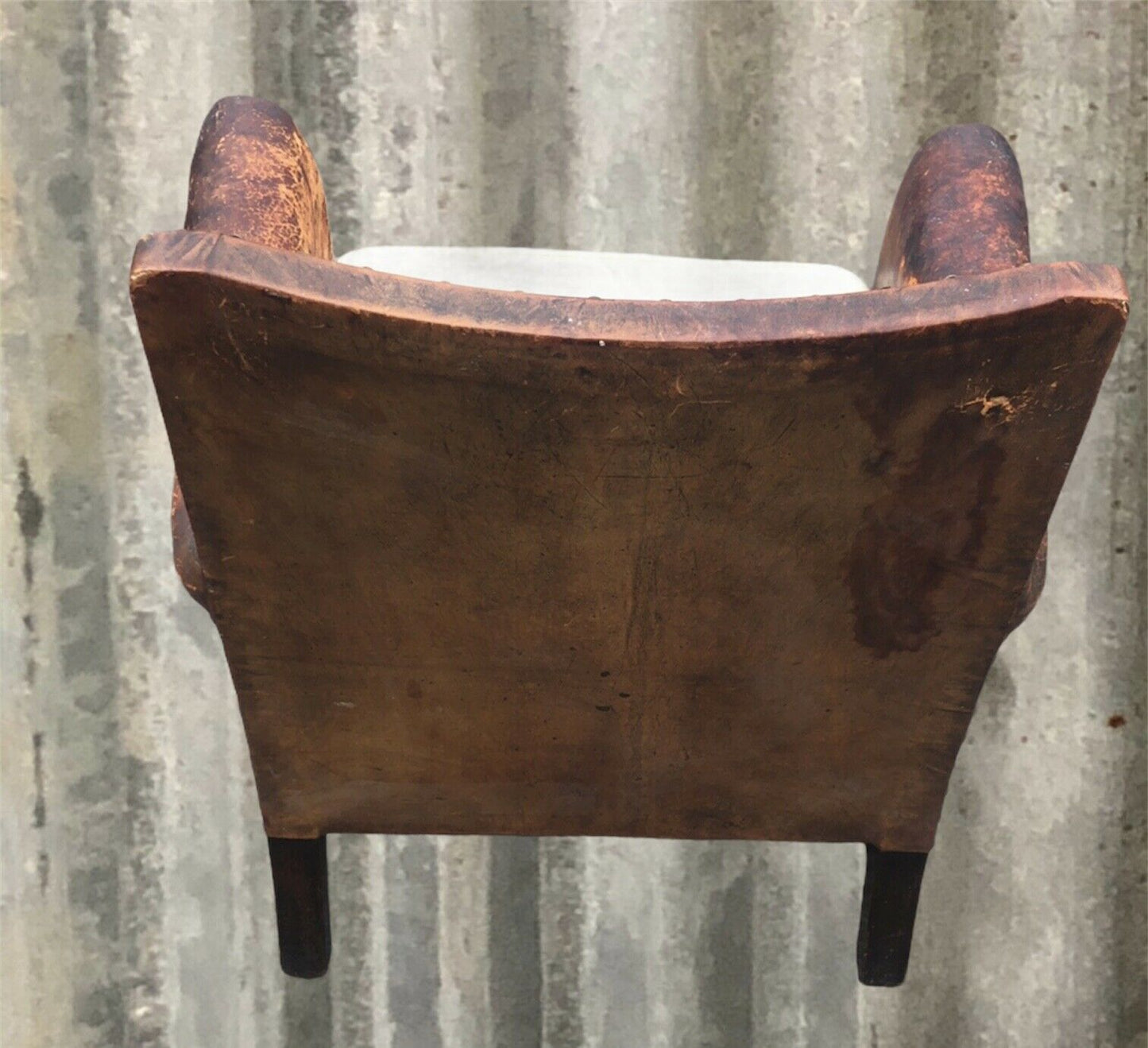 Gorgeous Vintage Leather Sofa And Two Armchairs ( SOLD )