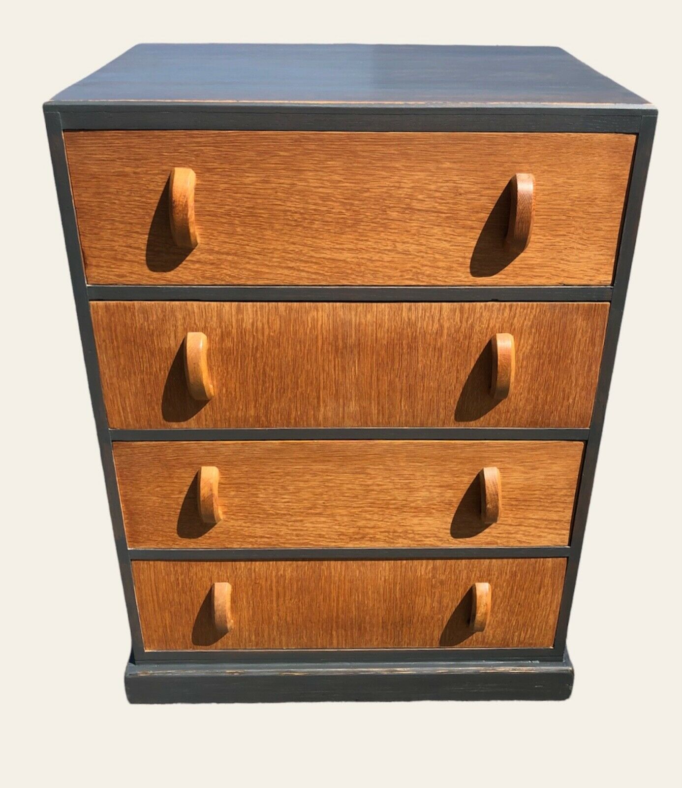 000959....Art Deco Oak Chest Of Drawers (Sold)