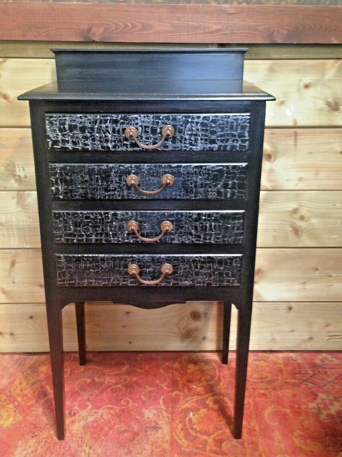 Edwardian Music Cabinet / Upcycled Vintage Sheet Music Chest