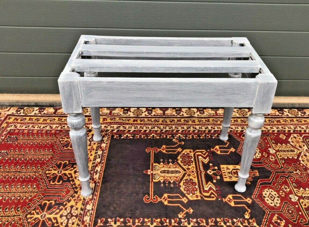 Antique Luggage Stand / Refinished Suitcase Rack ( SOLD )