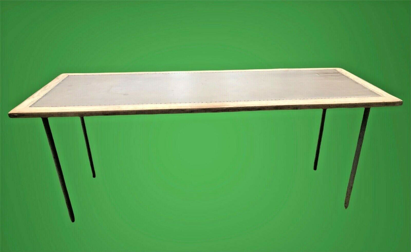 001.....Unique Vintage Upcycled Drapers Table / Dining Table / Work Table ( sold )