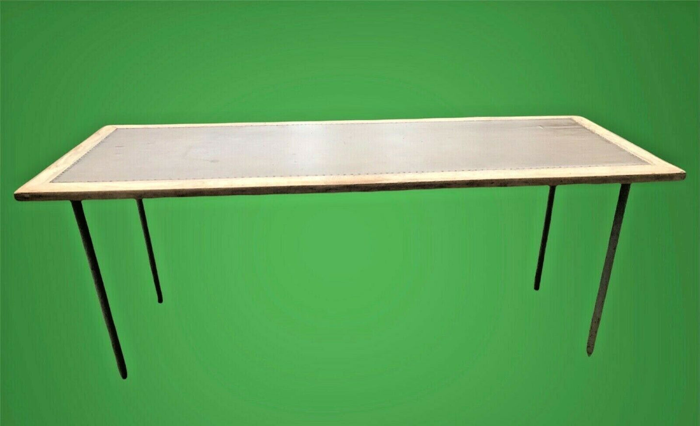 001.....Unique Vintage Upcycled Drapers Table / Dining Table / Work Table ( sold )