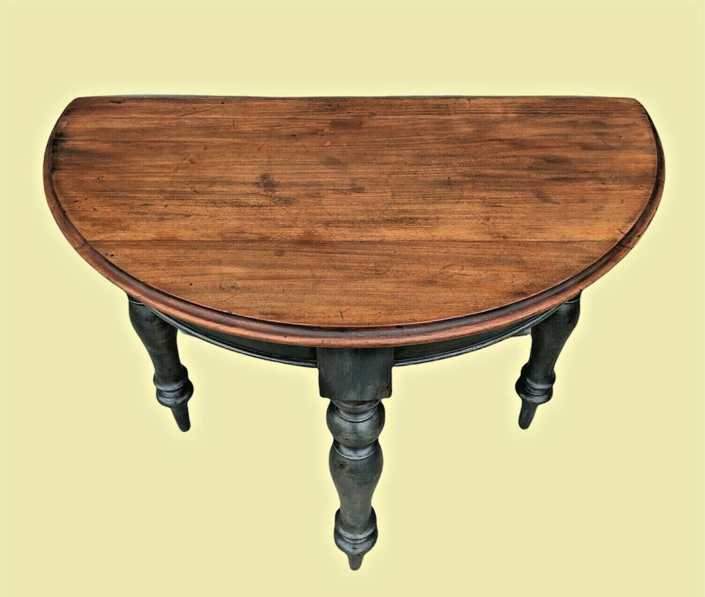 000994....Handsome Antique Solid Mahogany Hall Table ( sold )