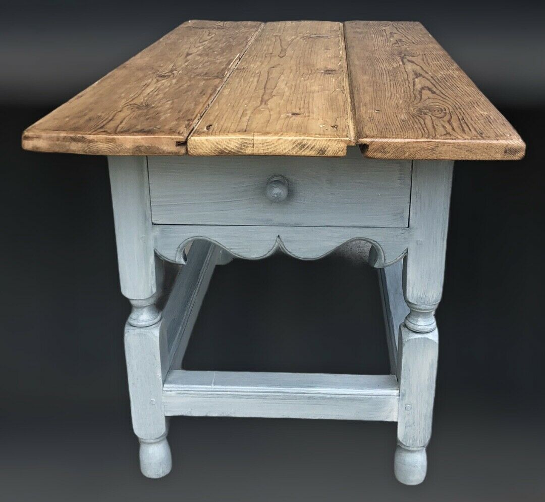 Unique Rustic Coffee Table With Drawer ( SOLD )