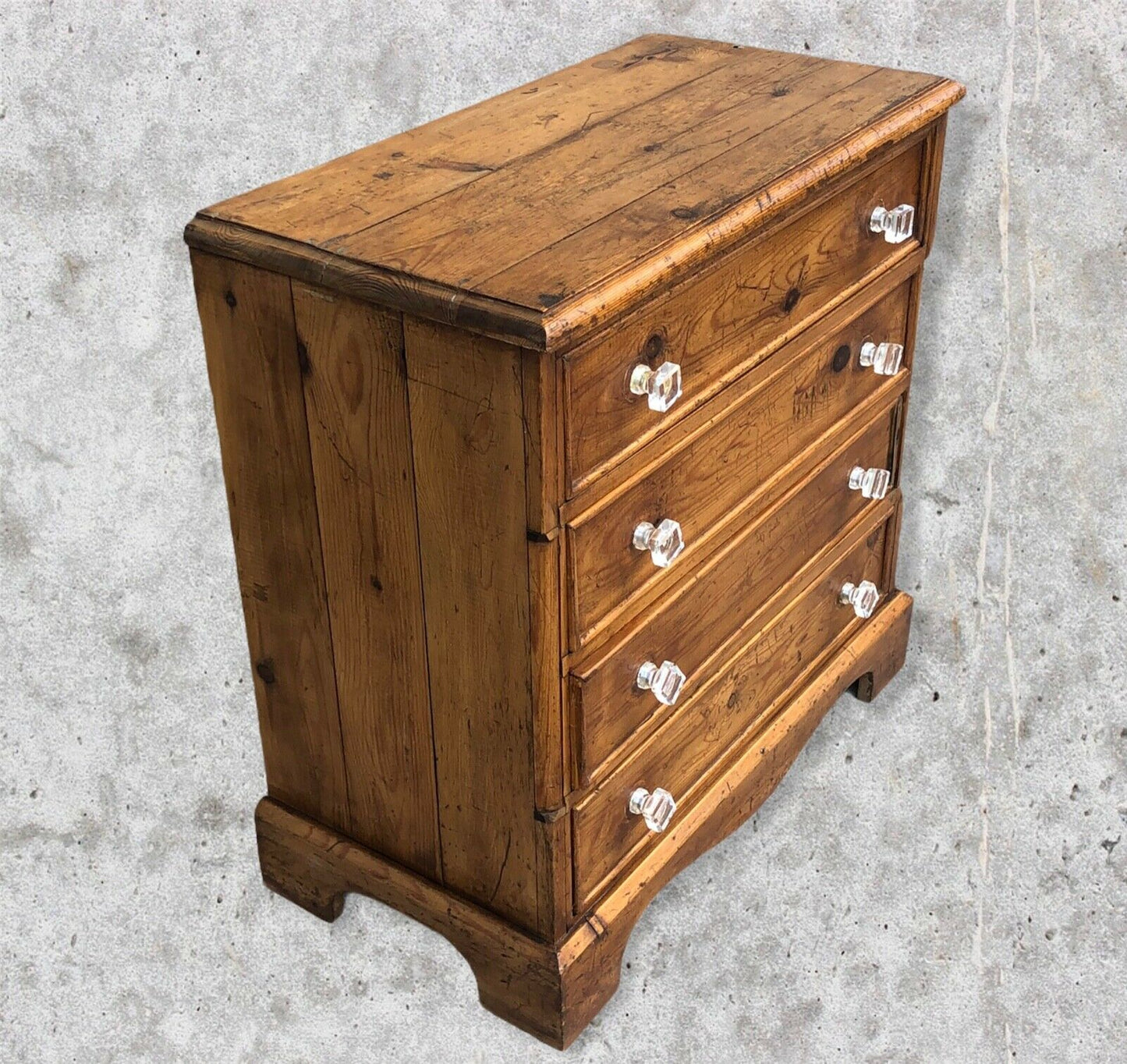 Vintage Pine Bedside Chest / Bedside Table ( SOLD )