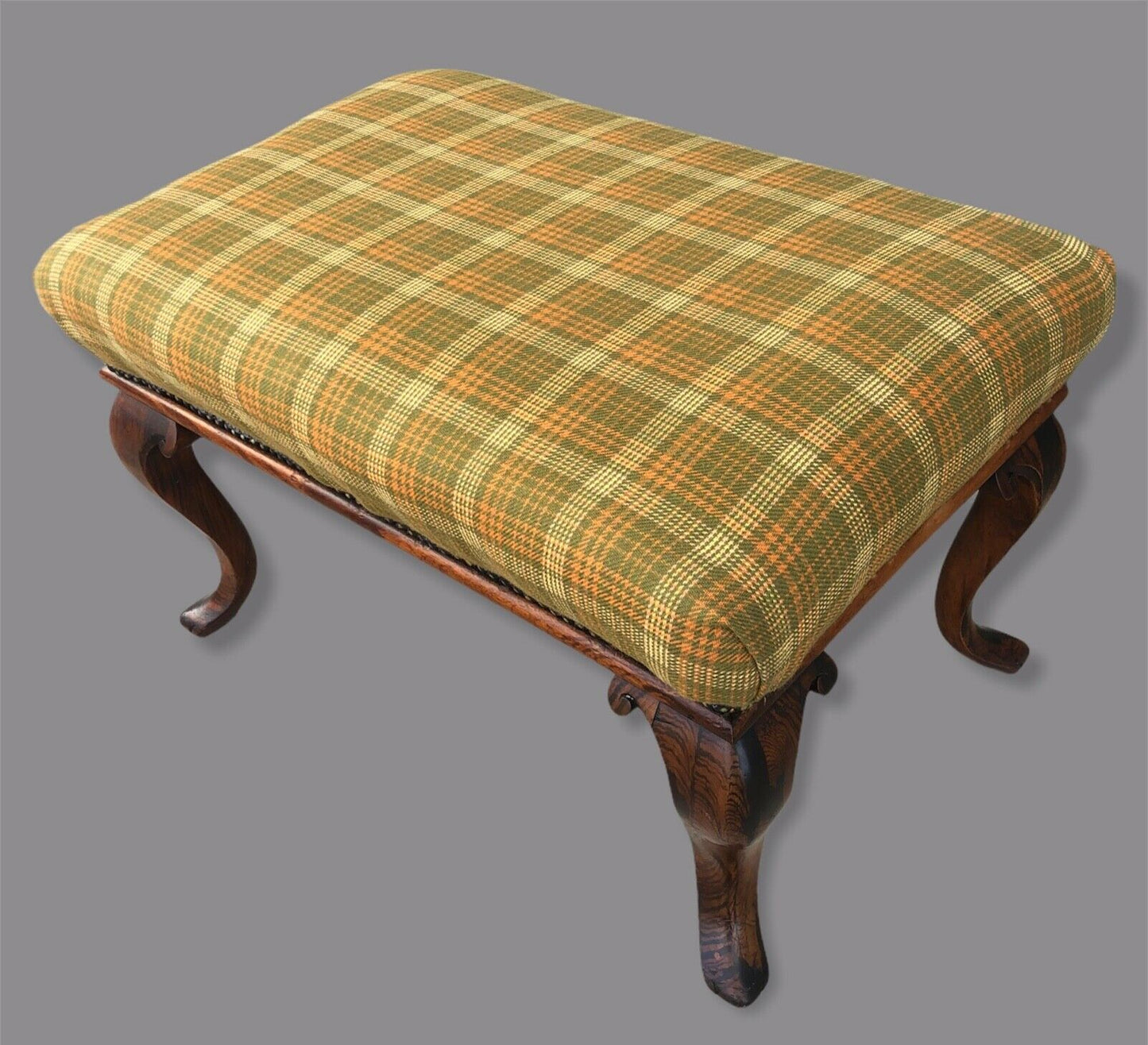 128.....Stunning Antique Rosewood Stool Dating From The Early 19th Century ( sold )