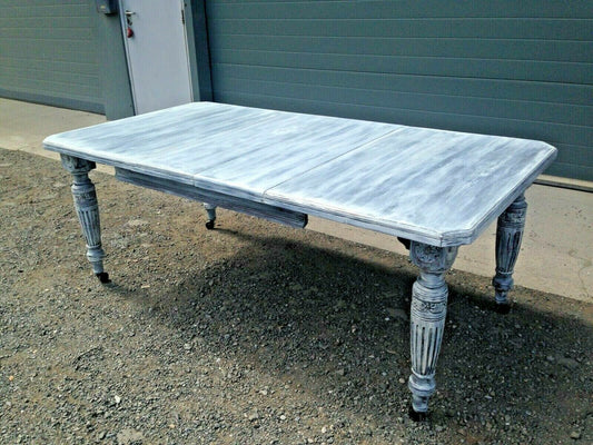 Stunning Vintage Extending Dining Table / Refinished Antique Farmhouse Table ( SOLD )
