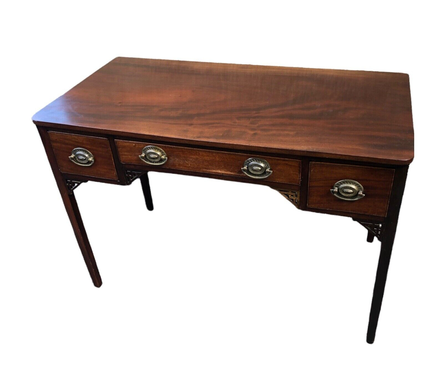 000920....Handsome Antique Mahogany Writing Or Hall Table ( sold )