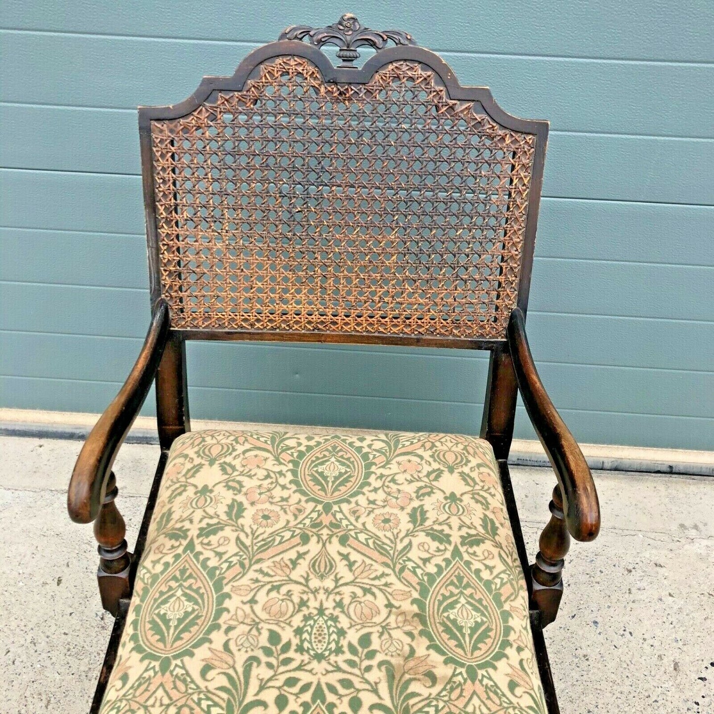 Vintage Jacobean Style Day Bed / Oak Chaise Longue ( SOLD )