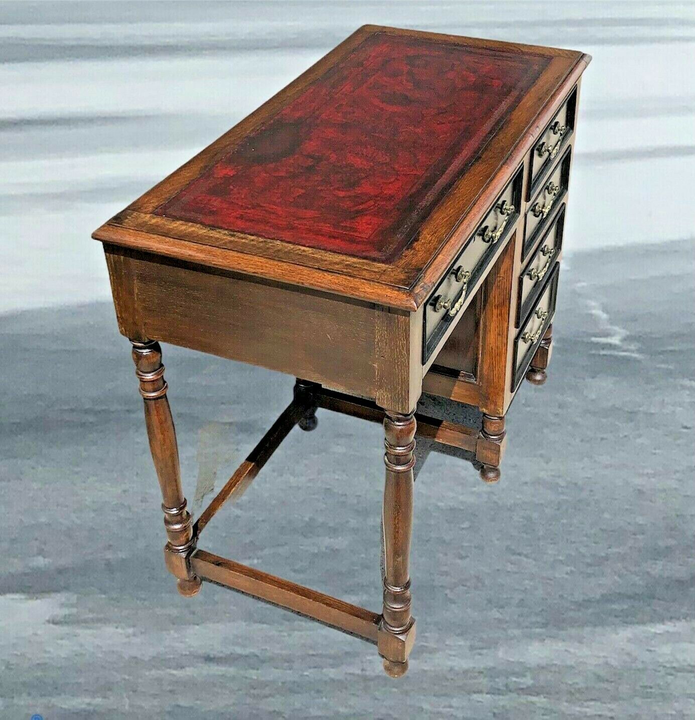 Antique Oak Single Pedestal Desk ( SOLD )