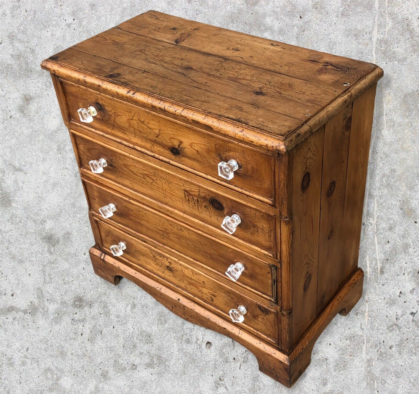 Vintage Pine Bedside Chest / Bedside Table ( SOLD )