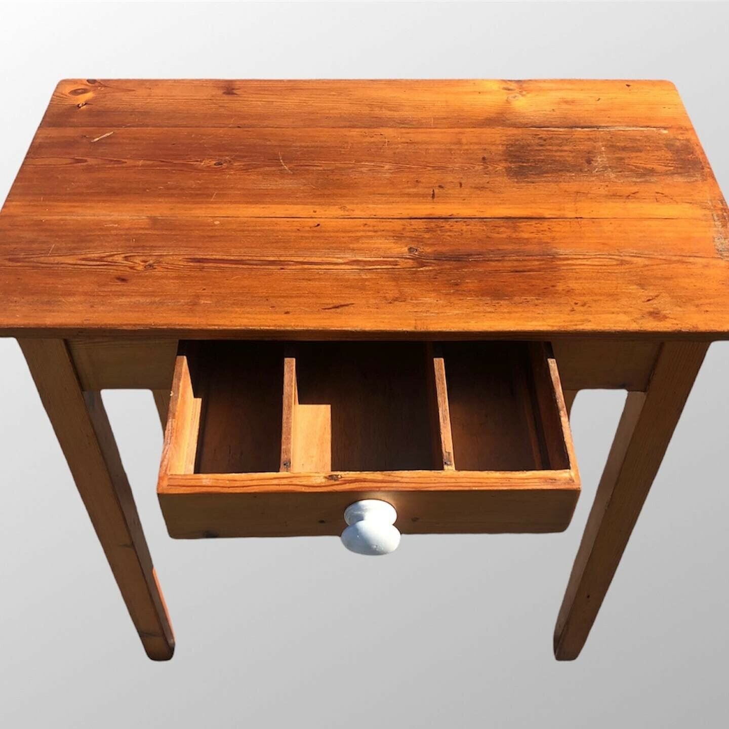 Vintage Pine Table With Drawer ( SOLD )