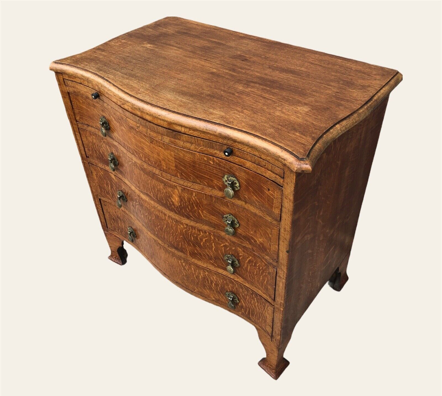 000938....Chest Of Drawers - Handsome Vintage Arts And Crafts Style Chest ( sold )