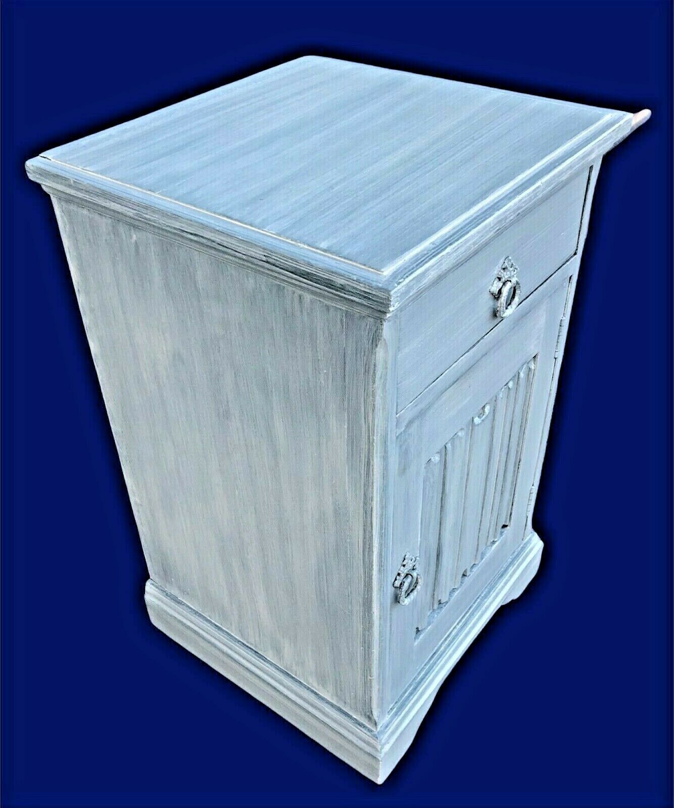 003.....Handsome Vintage Refinished Bedside Cabinet