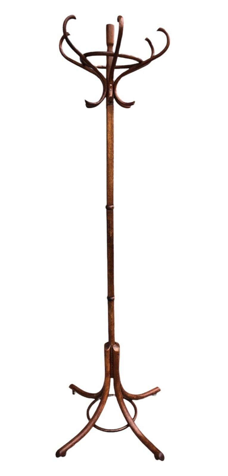 000976.....Handsome Vintage Bentwood Revolving Hat And Coat Stand (sold)