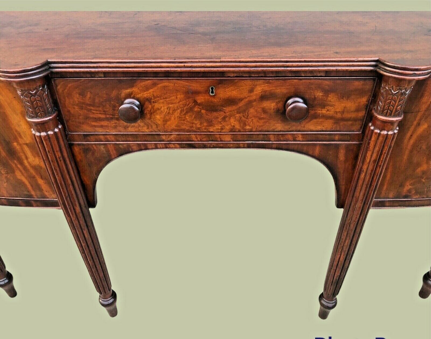 029.....Magnificent William IV Flame Mahogany Sideboard ( sold )