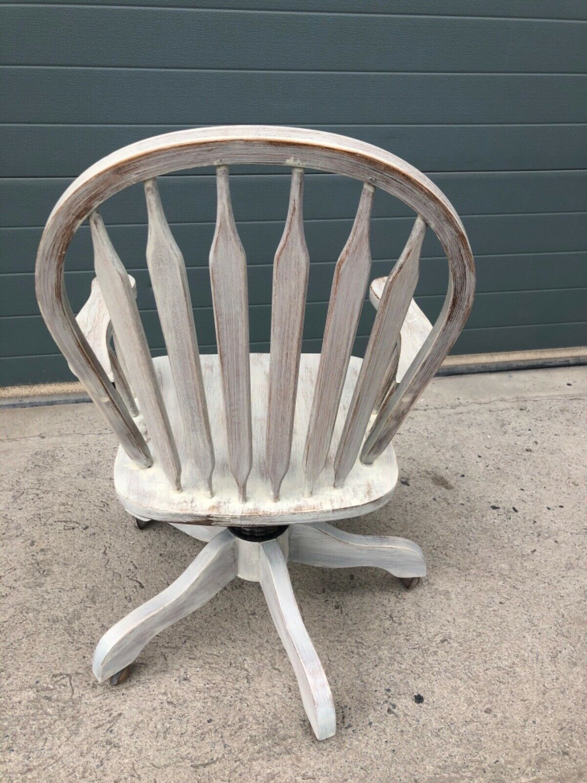 Vintage Refinished Oak Swivel Desk Chair ( SOLD )