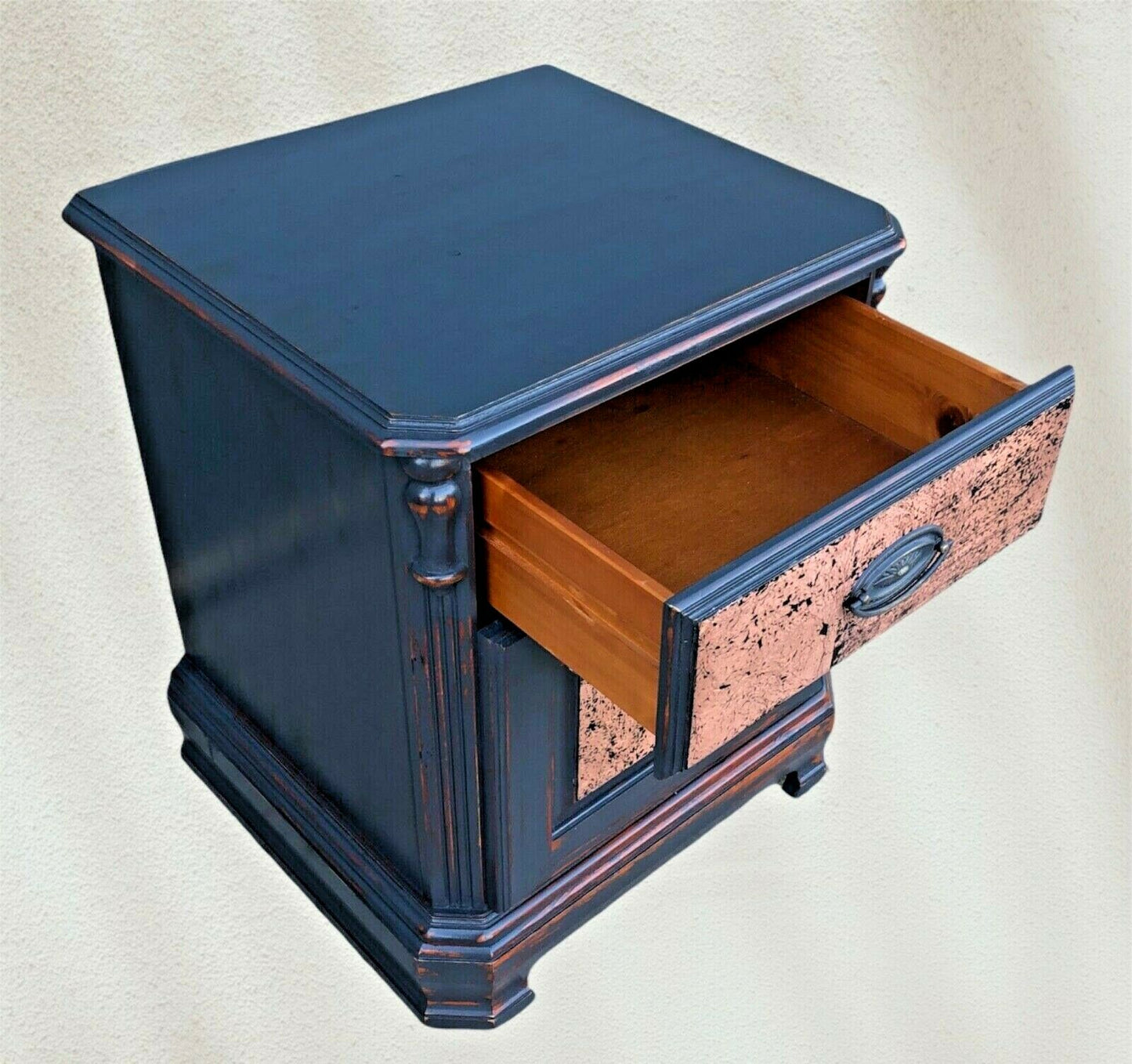068.....Pair Of Upcycled Bedside Tables