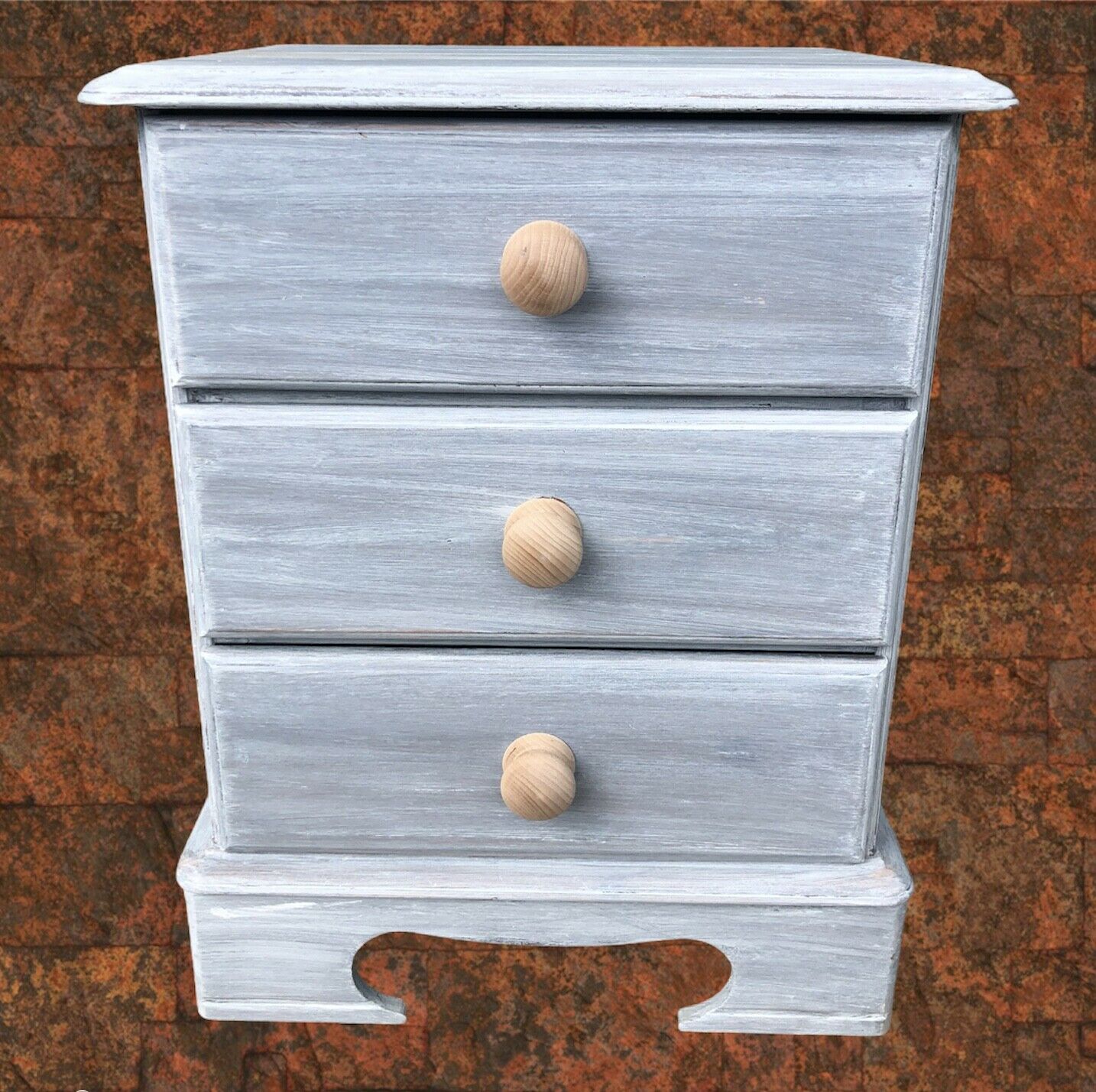 109.....A Pair Of Refinished Pine Bedside Chests ( sold )