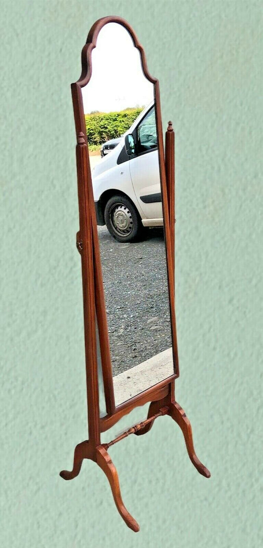 Vintage Mahogany Cheval Mirror ( Sold )