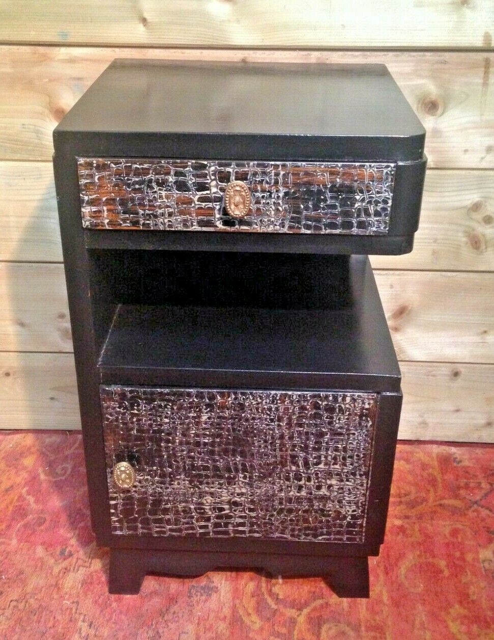 Stunning Pair Of Art Deco Bedside Cabinets / Vintage Bedside Tables (SOLD )