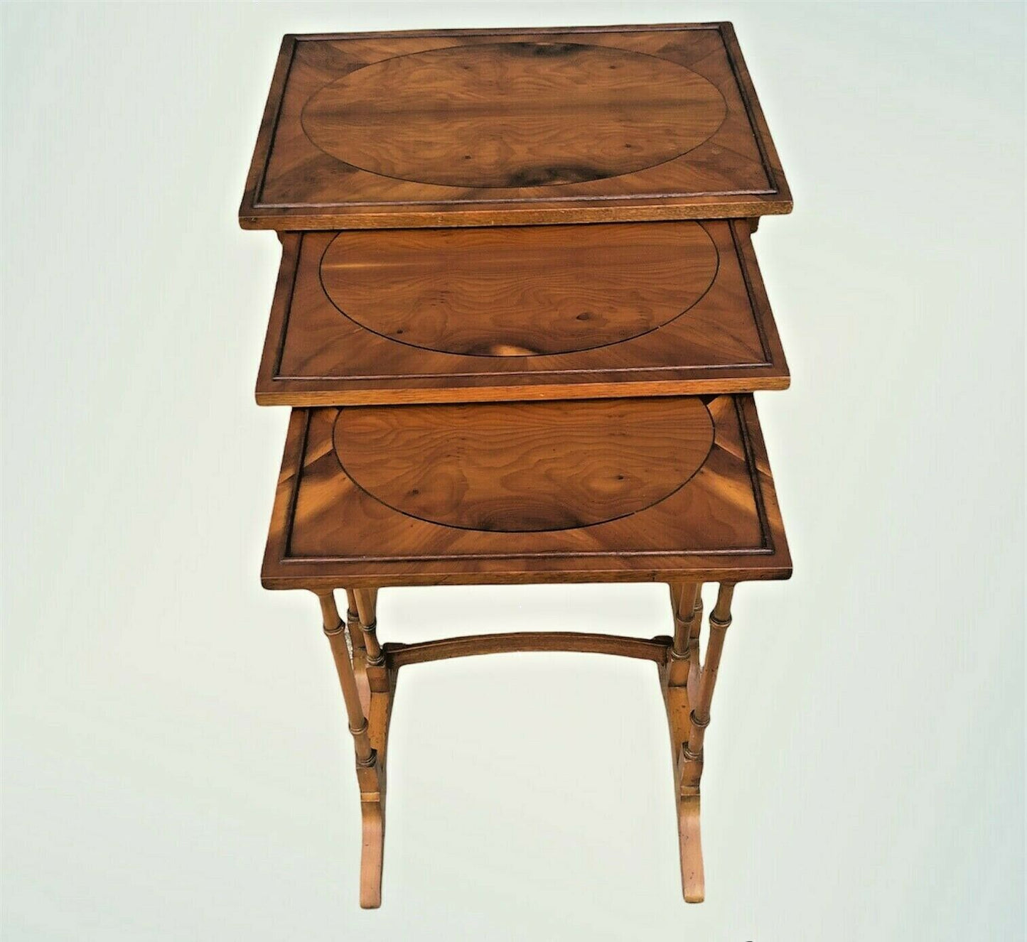 Vintage Yew Nest Of Tables / Coffee Tables ( SOLD )