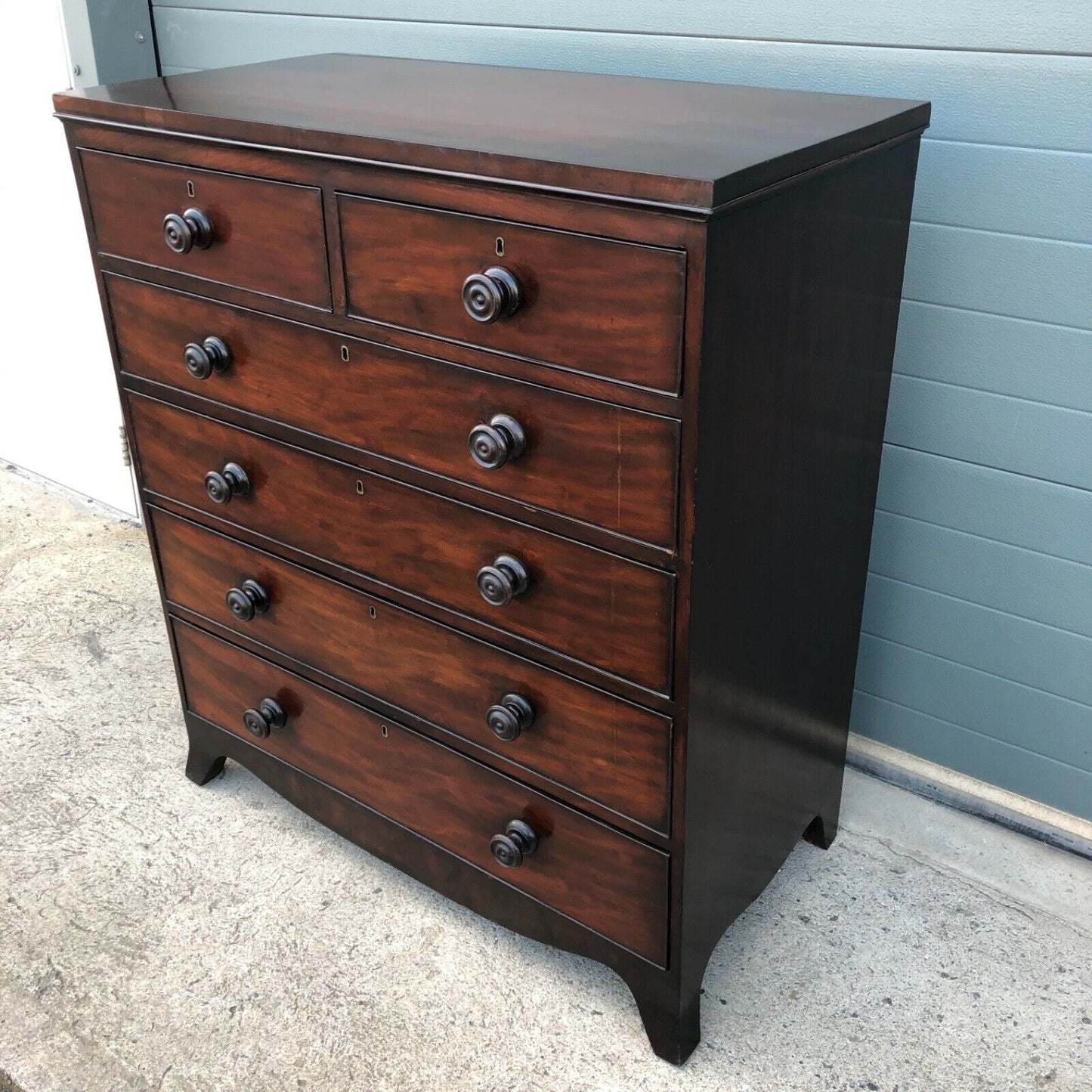 Stunning Regency Mahogany Chest Of Drawers / Antique Chest ( SOLD )