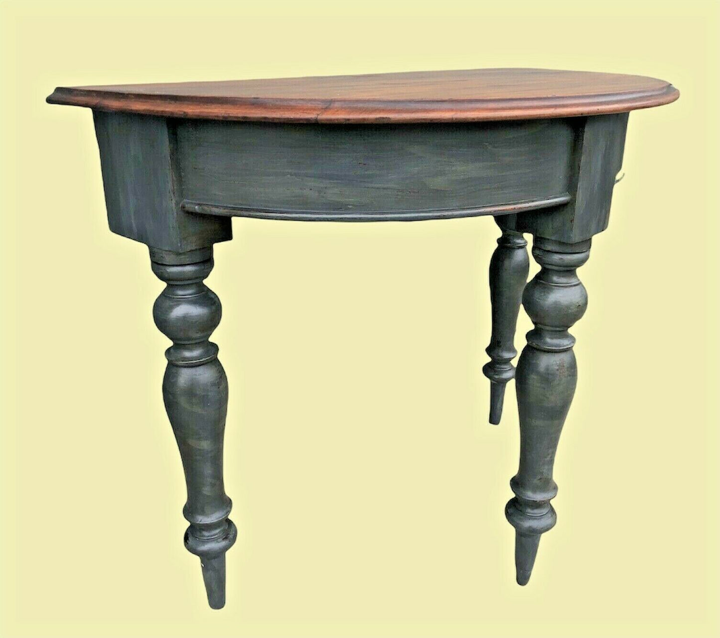 000994....Handsome Antique Solid Mahogany Hall Table ( sold )